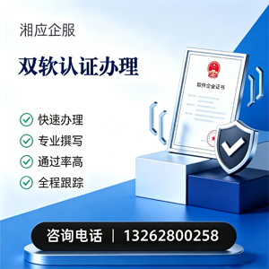 淄博双软认证申报服务