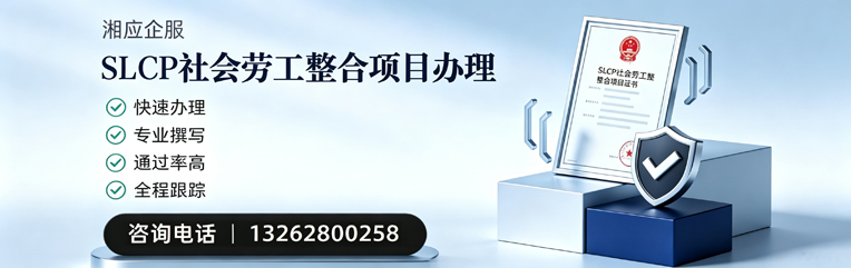 淄博SLCP社会劳工整合项目申报服务